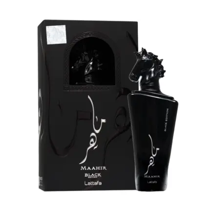 Maahir Black Edition Lattafa Parfum Homme 100ml Prix Maroc