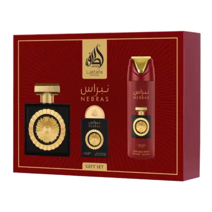 Coffret Nebras Lattafa Pride 3 Piece Gift Set Prix Maroc