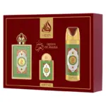 Coffret Queen of Arabia Lattafa Parfum Femme 100 ml + Format Voyage + Déodorant prix Maroc